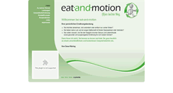 Desktop Screenshot of eat-and-motion.de
