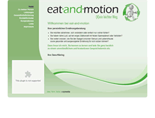 Tablet Screenshot of eat-and-motion.de